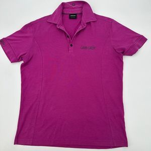 Galvin Green Short Sleeve Golf Polo Men's Large  fuchsia, good condition ‎ large